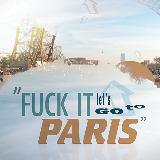 Current Work - The Work of Amanda Morante #blue #paris #travel #typography