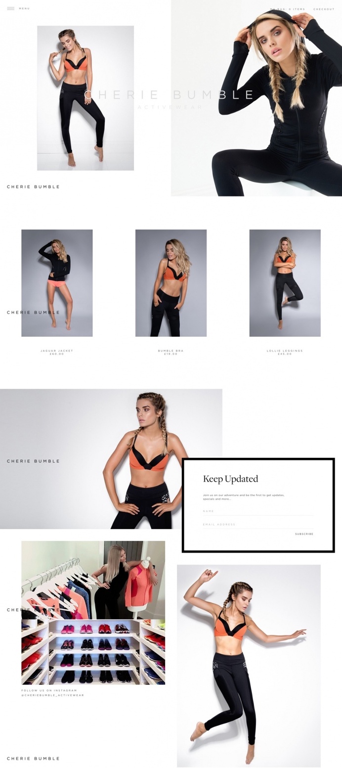 Cherie Bumble webdesign website sotd fashion trend beautiful mindsparkle mag inspiration designblog site of the day beauty style trend onlin