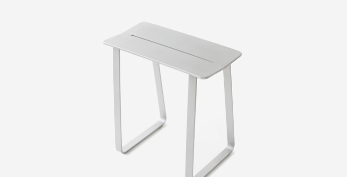 pausma design stool aluminium minimal beautiful new zealand mindsparkle mag