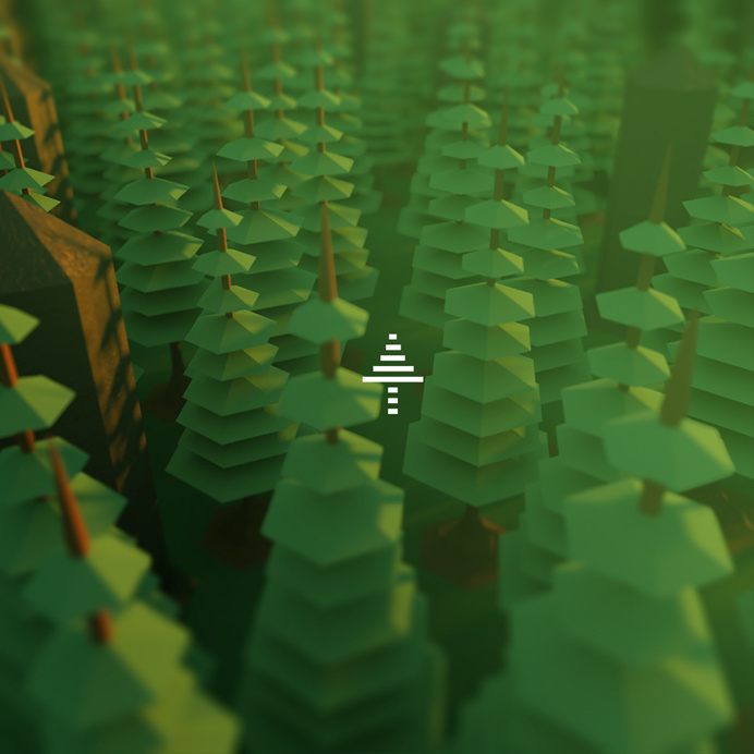 #beatracer #low #poly #jmchoe #lilasoft #green #tree