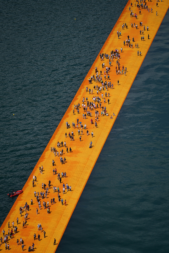 The Floating Piers – A Walkway Across the Water of Lake Iseo
