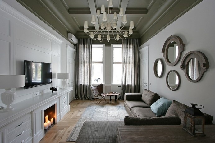 architecture modern home Dnepropetrovsk Eclectic Apartment Design in Ukraine by SVOYA Studio #modern #design #decor #home #apartment