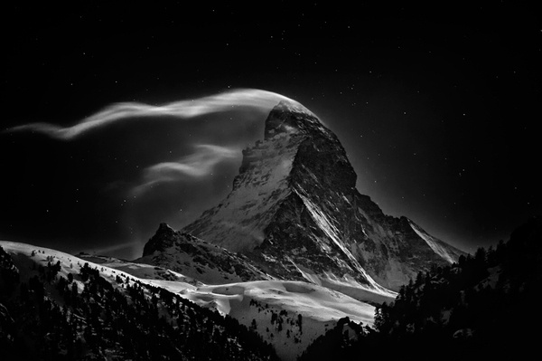 Nenad Saljic #white #black #cervino #and #mountains #matterhorn