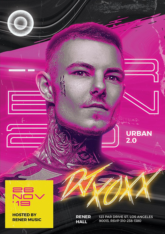 Urban DJ Flyer Template