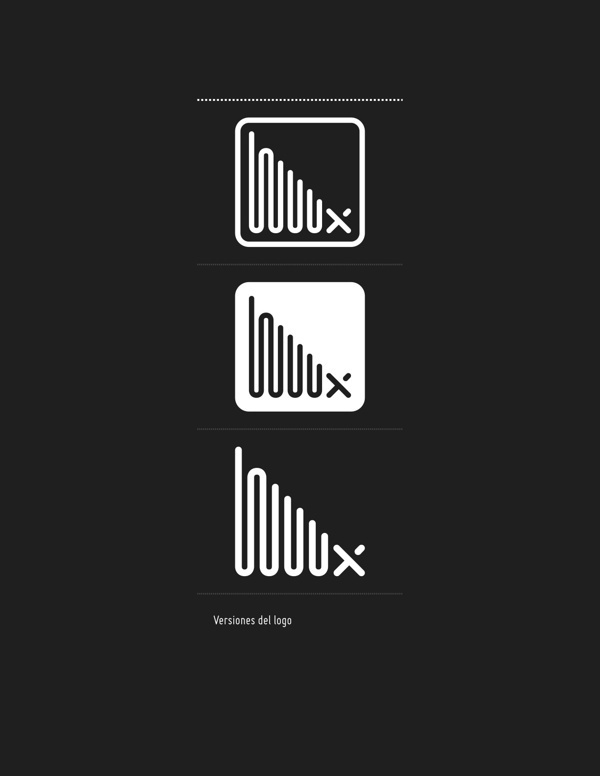 Wuux Identity #logotype #branding #identity #music #logo #typography