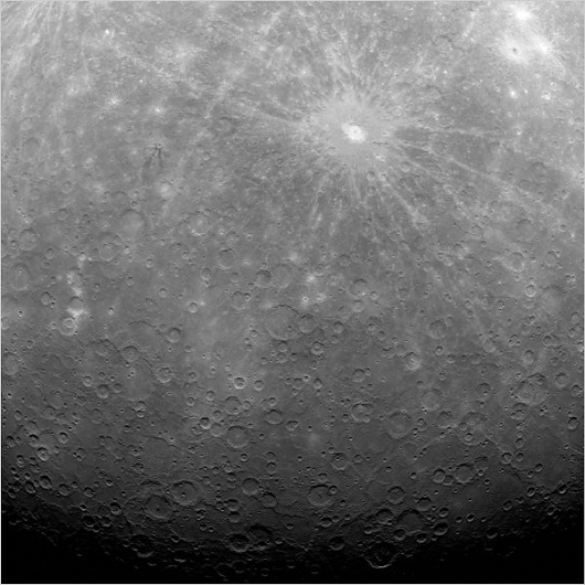 A First Look at Mercury's Surface - NYTimes.com #nasa #mercury #planet #space