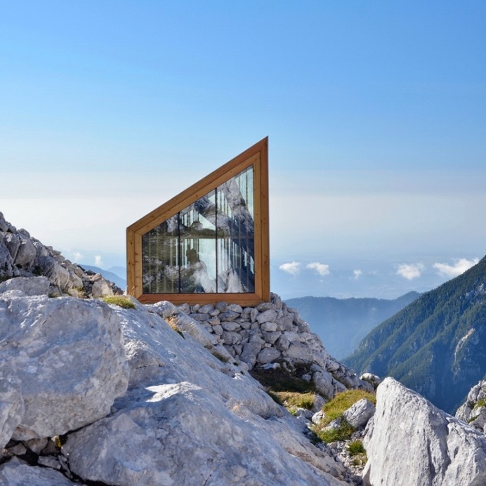 OFIS constructs alpine shelter for climbers of skuta mountain