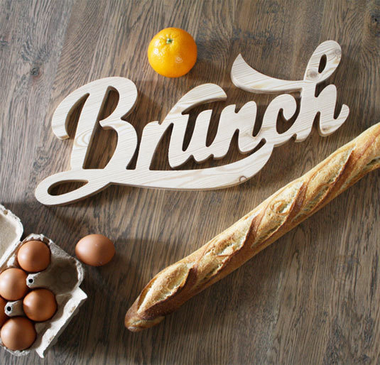 Custom typography sculptures are words apart | Typography #inspiration #design #typography