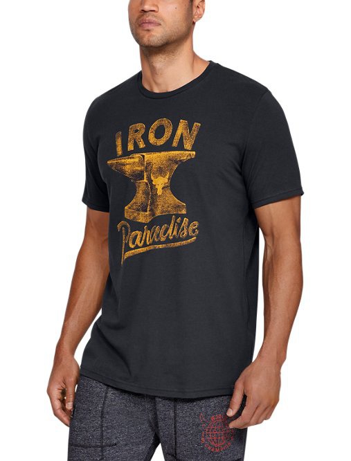 Men's Project Rock Iron Paradise Short Sleeve T-Shirt | Under Armour US