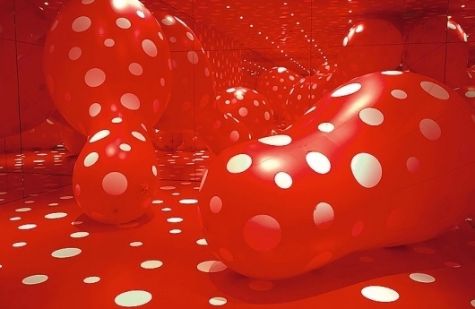Walking In My Mind • Hayward Gallery • Southbank Centre #red #yayoi #installation #kusama #dots #art
