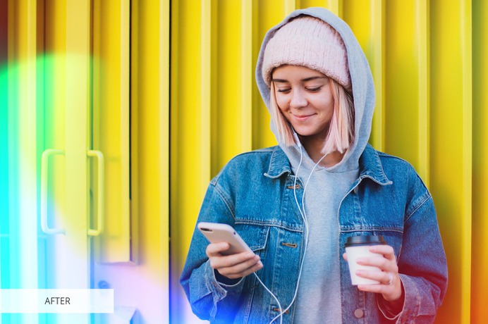 Light Leaks Video Overlays
