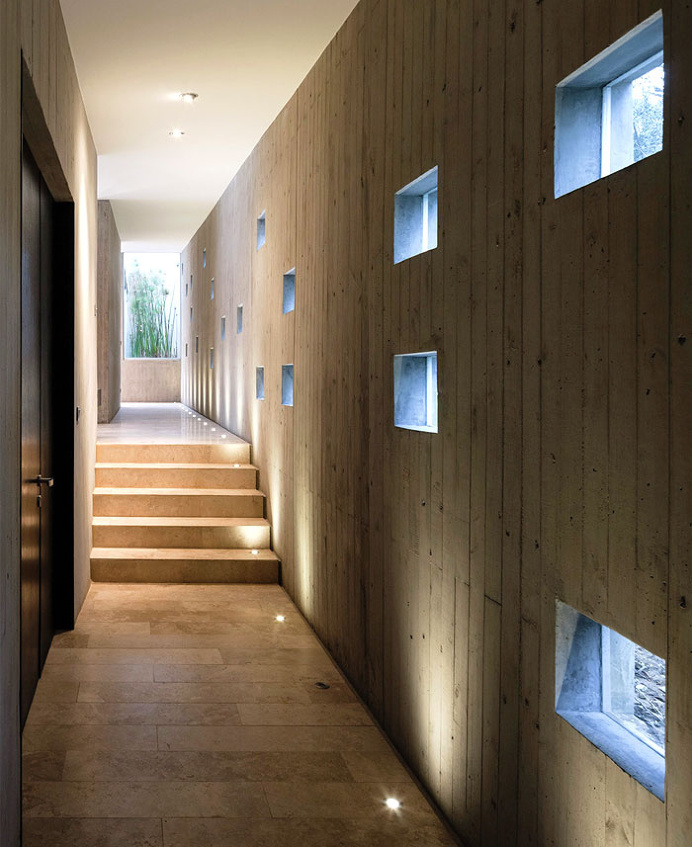 Fortress-Like Futuristic Concrete House - architecture, house, house design, dream home, #architecture