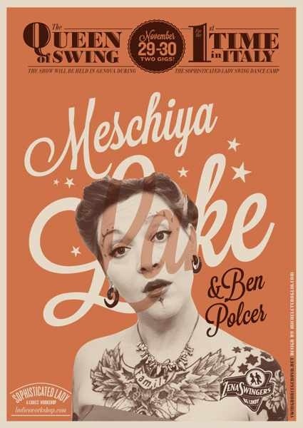 #poster #vintage #retro #lindyhop #swing #meschiyalake #micheletenaglia