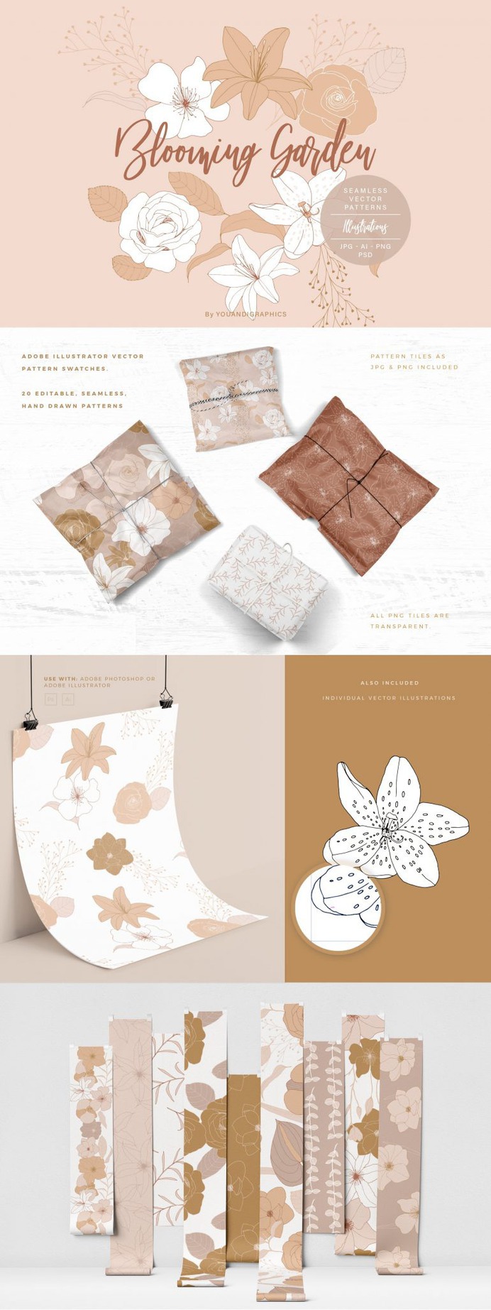 Blooming Garden Floral Patterns