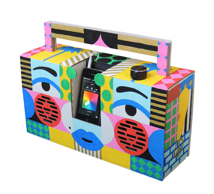 Berlin Boombox by @mkrnld #berlin #boombox #pattern #painting #illustration #mkrnld