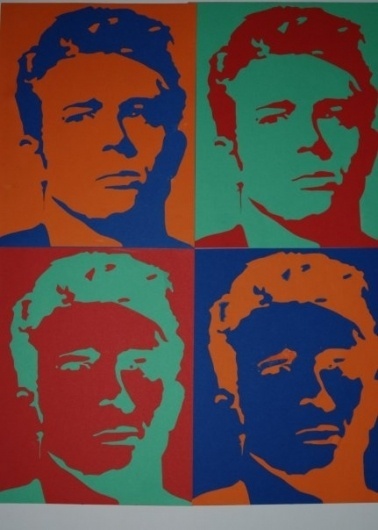 Illustration work #old #school #color #james #dean