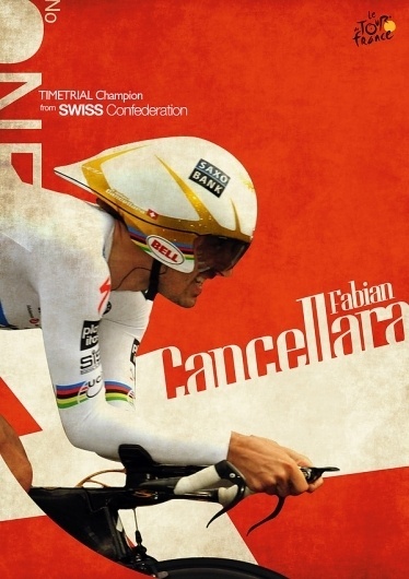 Tour De France on the Behance Network #france #ciclying #red #poster