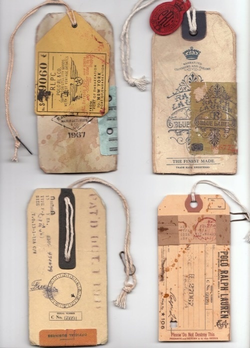 PRLht5 #packaging #print #polo #ralph #tag #lauren #vintage #fashion #typography