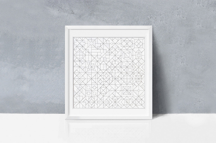 Handmade Geometrical Puzzle by Llun – Efil Türk