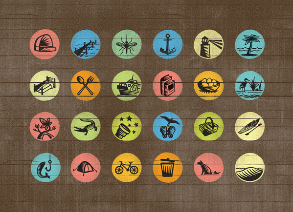 Holbox Pictograms on the Behance Network #design #icons