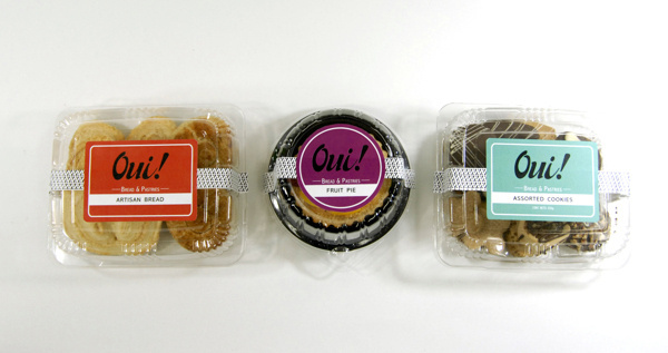 Oui! Bread & Pastries #page #stationary #packaging #photo #& #pastries #design #direction #corporate #brand #identity #art #shoot #web #bread