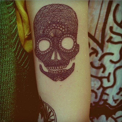 ..but i love you #tattoo #skull