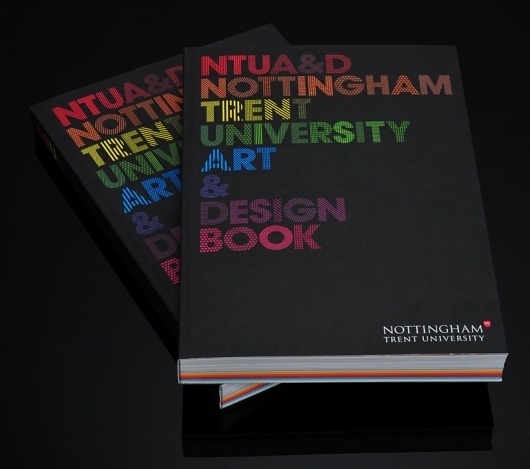 NTU Art & Design Book 08/09 : Andrew Townsend #print #typography