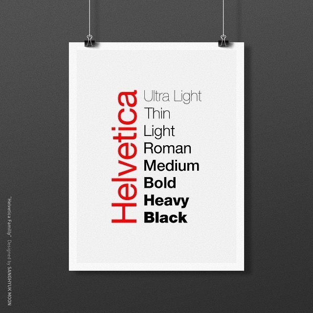 i love helvetica http://by.grafi.kr #helvetica #poster #typography