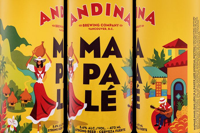 Packaging Design for Andina Brewing Company