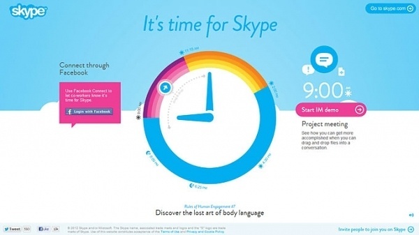 It Time For Skype #vnwebdesiger