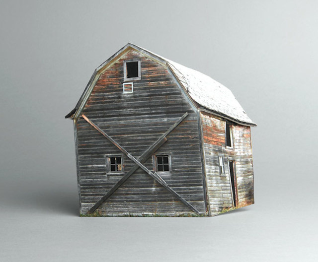 Broken Miniature Houses Series – Fubiz™ #sculpture #house #art #broken #miniature