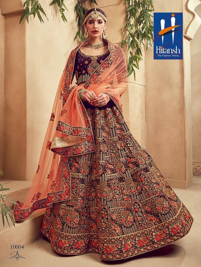 maroon Lehenga Color Combination