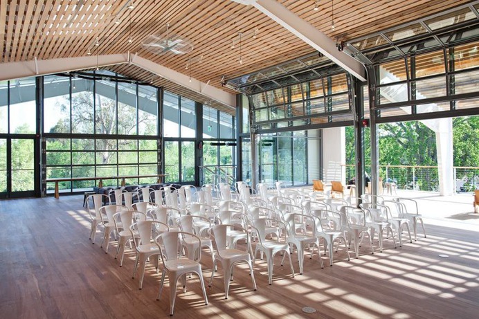 Second-floor event space.