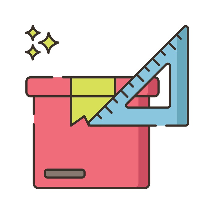 See more icon inspiration related to size, dimension, shipping and delivery, packaging, dimensions, package, shipping, delivery, education, ruler, cardboard, box and business on Flaticon.