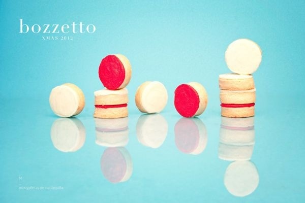 XMAS 12 by Bozzetto on Behance #butter #white #red #cookies