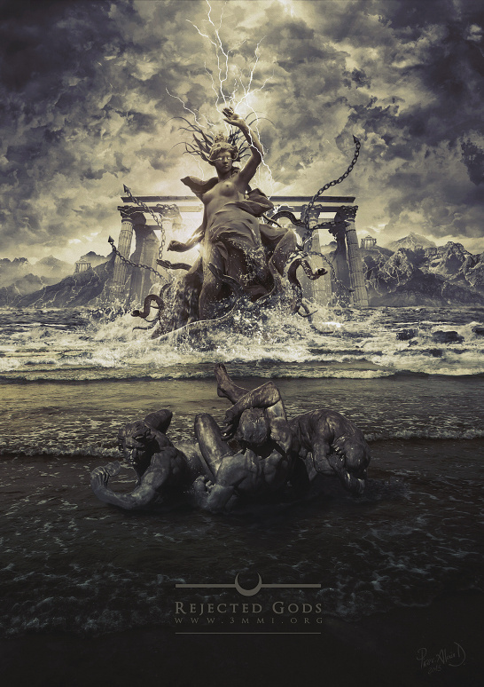 "Rejected Gods" by Pierre-Alain D. #rejected #greek #gods #statue #surreal #god #greece #goddess
