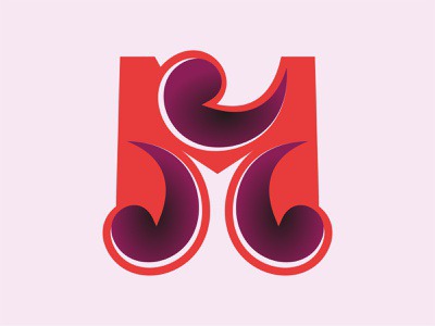 М for we.are.cyrillic graphicdesign design logo creative vector letterform withsoul type typography design-from-s