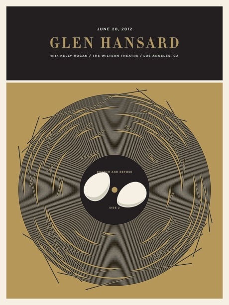 Glen Hansard - Poster - JASON MUNN #munn #egg #small #nest #jason #bird #record #stakes
