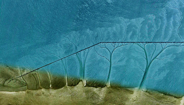 The history of human thought recalls the swinging of a pendulum which... but does it float #topography #photography #aerial #texture