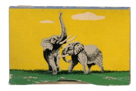 Like Blog | The Matchbook Registry | Rilex House #illustration #elephants #matchbook