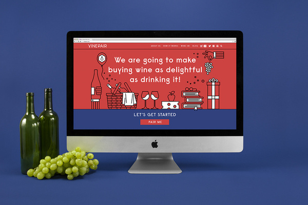 VinePair Leta Sobierajski #homepage #design #graphic #website #layout