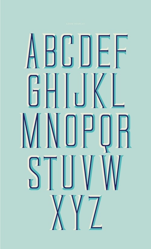 Loom Typeface #type