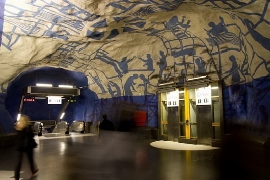 Stockholm Metro | Fubiz™ #stockholm #metro