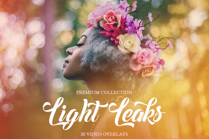 Light Leaks Video Overlays