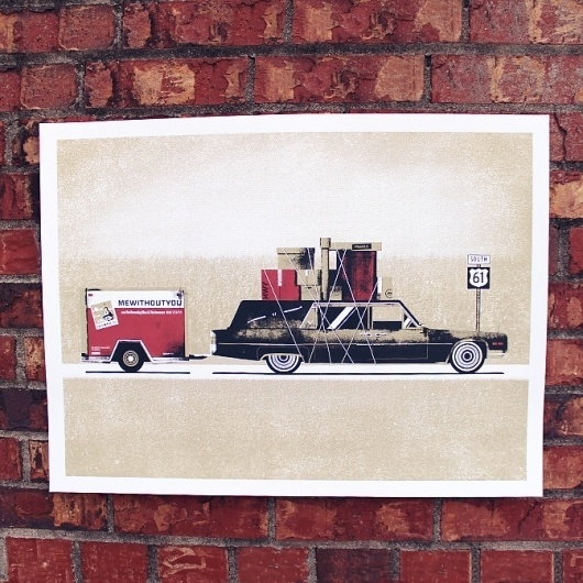 mwy-shop.jpg (672×672) #uhaul #mewithoutyou #illustration #labs #poster #herse #shed #band