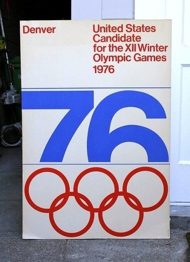 AisleOne - Graphic Design, Typography and Grid Systems #olympic #1976 #denver #76 #games #typography