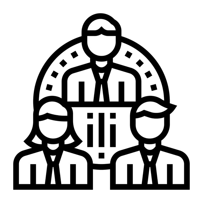 See more icon inspiration related to team, partner, partnership, teamwork, group, collaboration, network, networking, person and people on Flaticon.