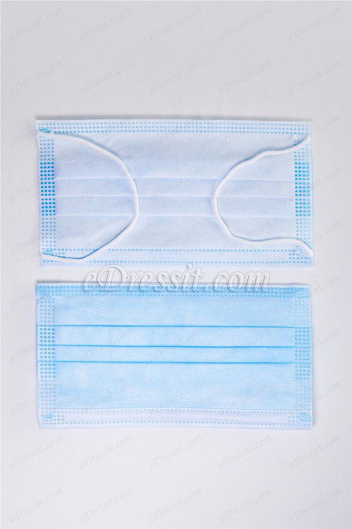 50pcs Disposable Non-woven Face Mask Filtration Efficiency ≥ 95% (Mask005)