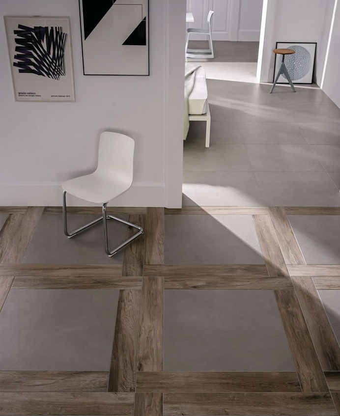 Block Ceramic Tiles With Matt Effect