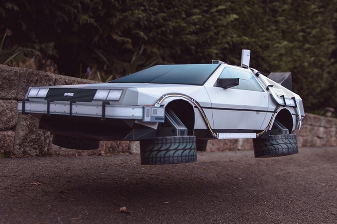 Back To The Future DeLorean Papercraft - JOQUZ #papercraft #delorean #cars #backtothefuture